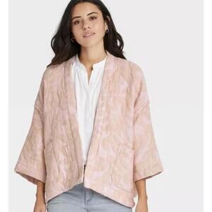 Universal Threads Quilted Short Duster, One size